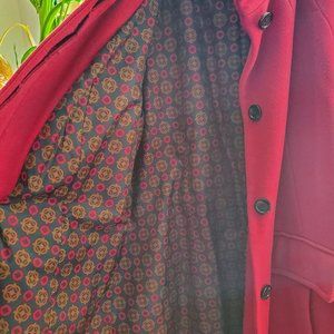 Lands End Wool-Cashmere Blend Coat